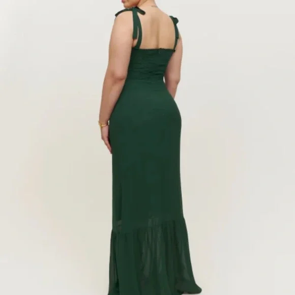 reformation jasen dress green Reformation | Dresses | Reformation Petites Jasen Dress Forest